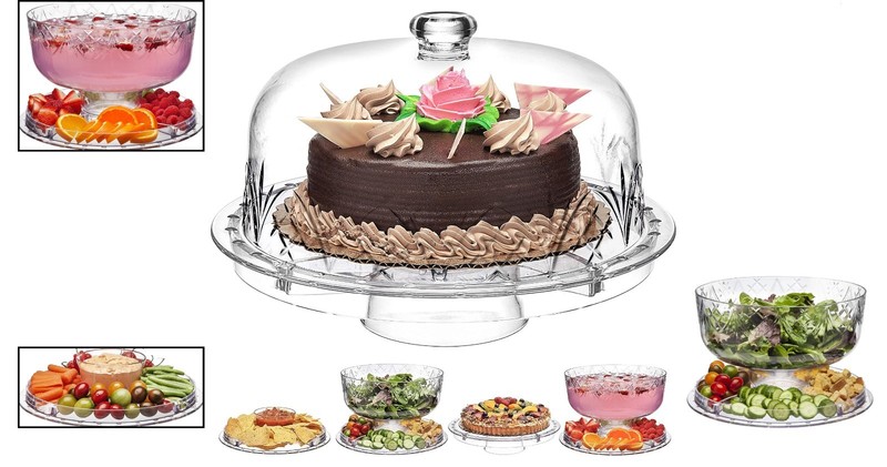 Versatile Serving Plate with Dome Lid - 6-Ways for All Occasions - Dublin Style gallery