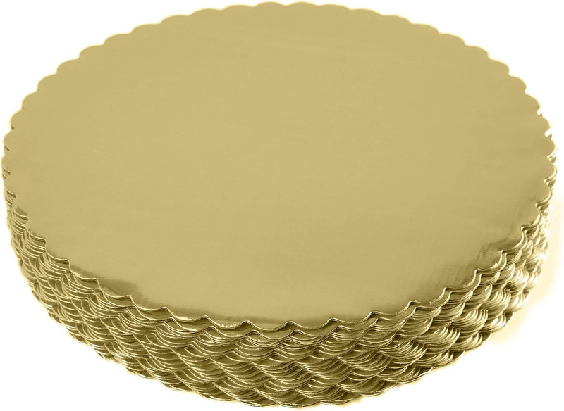 [25Pcs] 12" Gold Cakeboard Round,Disposable Cake Circle Base Boards Cake Plate r gallery