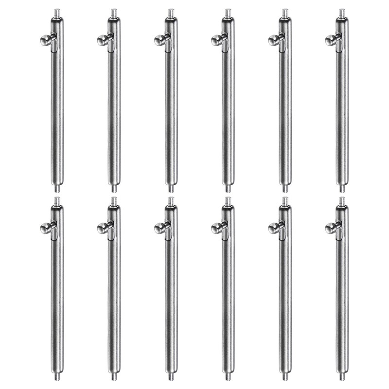 12pcs quick bars 23mm 1.8mm stainless steel for watches