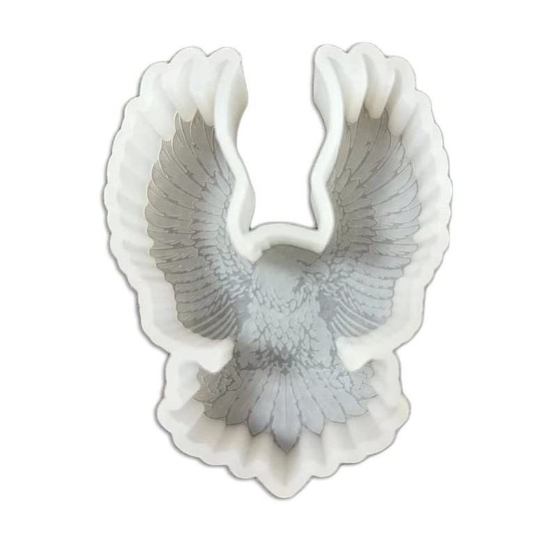 Duawenki Eagle Spreads Its Wings Shape Car Freshie Silicone Mold for Hawk