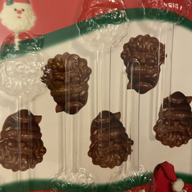 Vintage New Make 'n Mold Candy Mold Candy Maker Santa Pops Holiday Lollipop gallery