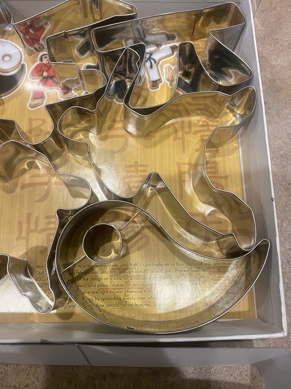 NEW 5 piece metal Karate Themed Cookie Cutter Set Party Graduation Ying Yang gallery