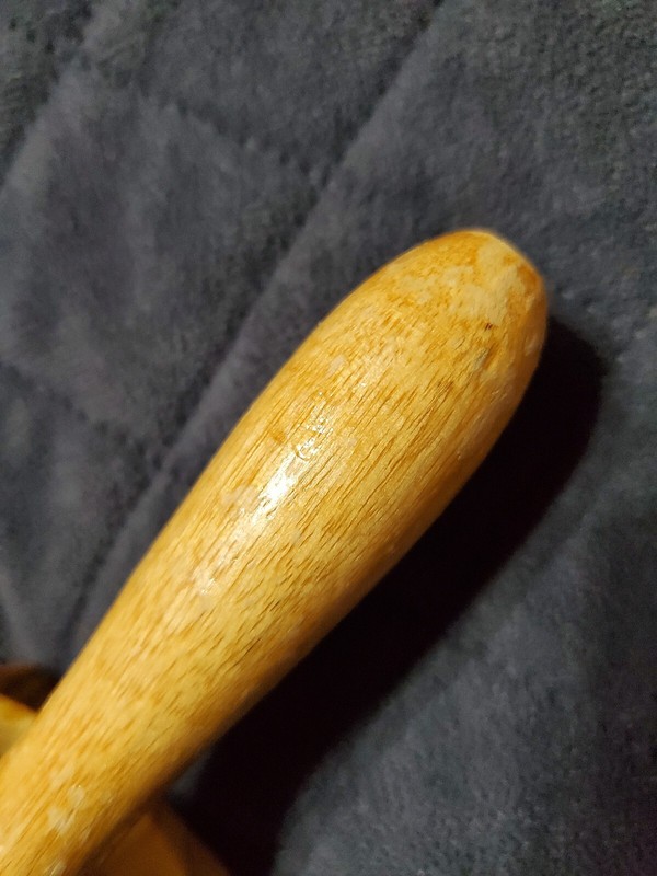 Vintage Gray Marble Rolling Pin With Wood Handles & Rest Stand Kitchen Baking gallery