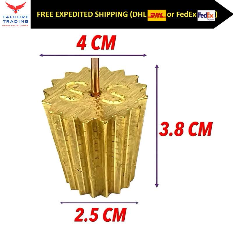 5 in 1 Pie Tee Top Hat Tart Patty Shell Croustade Brass Copper Mold Free Ships gallery