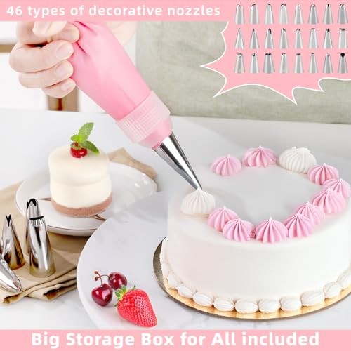 Cake Decorating Kit: Decorating Supplies Tools Kit 138 PCS Pink (138 PCS) gallery