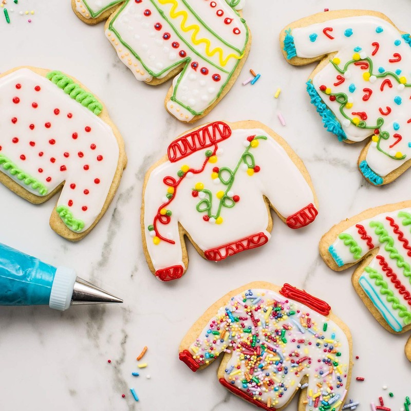 3 Piece Ugly Sweater Cookie Cutter Set - 4 1/5quot, 1/2quot, Christmas Winter gallery