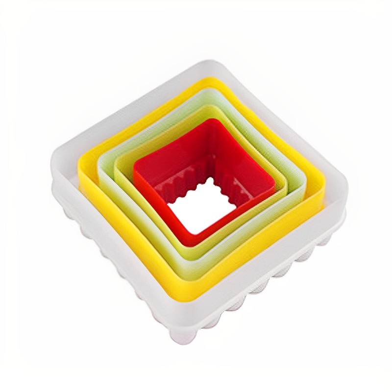 Set Of 5 Multisize Cookie Cutter Twosided Biscuit Fruit Cutter biscuit Cutters