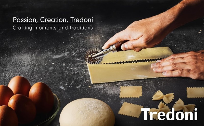 Tredoni 1.6" Pastry Wheel Dough Crimper Stainless Steel Cutter gallery