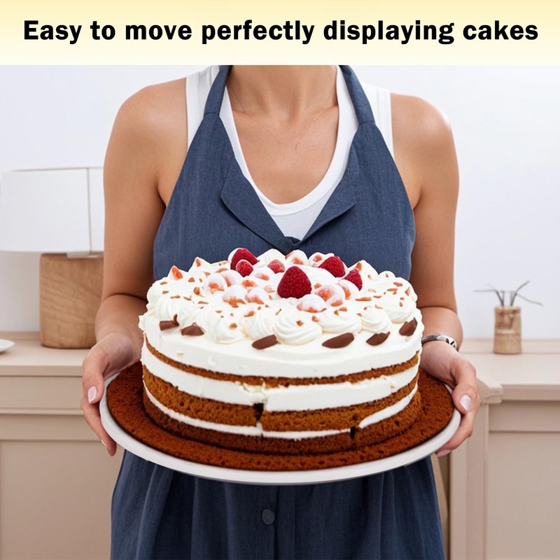 10 PCS Cake Boards 12 Inch Round Cake Drums 1/2 Inch Thick Sturdy Multiple La... gallery