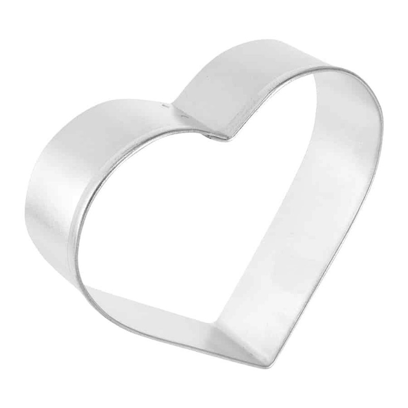 3⅜" Heart Shape Cookie Cutter Tin Steel Love Wedding Anniversary Valentine's Day gallery