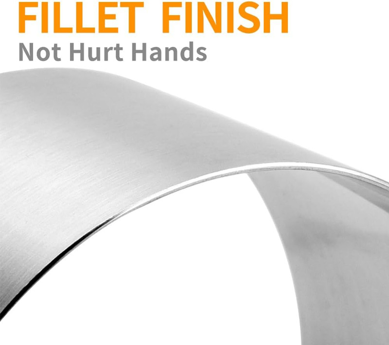 Seamless Cake Ring Mold 4 Pack Stainless Steel Mousse Mould round Food Mold Past gallery