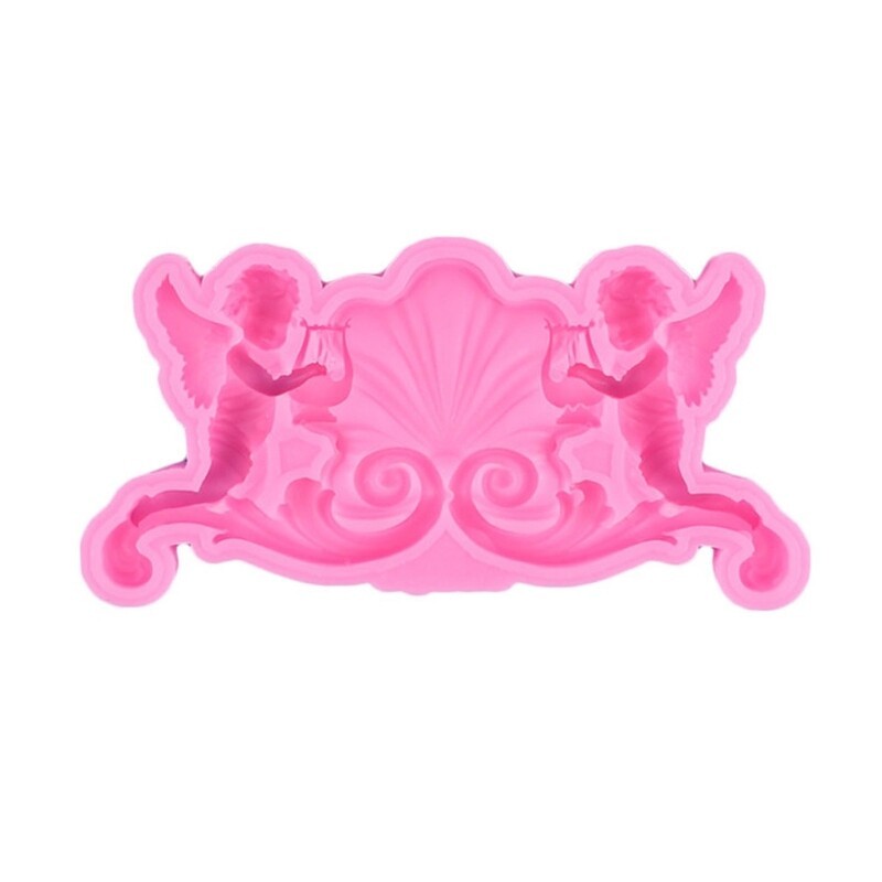 Kids Wing Harp Silicone Mold Chocolate Candy Mold for Diy Dessert Ice Block Mold