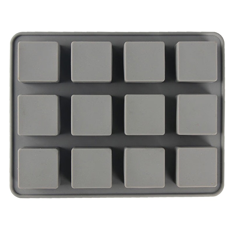 Square Cube Shape Molds 3D Handmade Soap Bar Craft Kitchen BakinGg Fond Tool Gif
