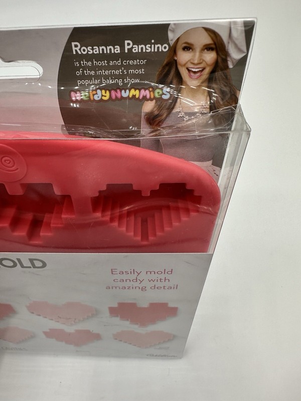 Wilton Brand - RO Rosanna Pansino Heart-Shaped Valentine Candy Mold, New gallery