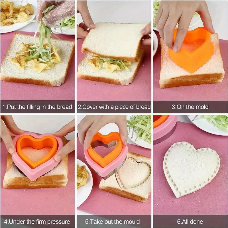 Stainless Steel Cookie Cutters Animal Heart Shapes Baking Set gallery