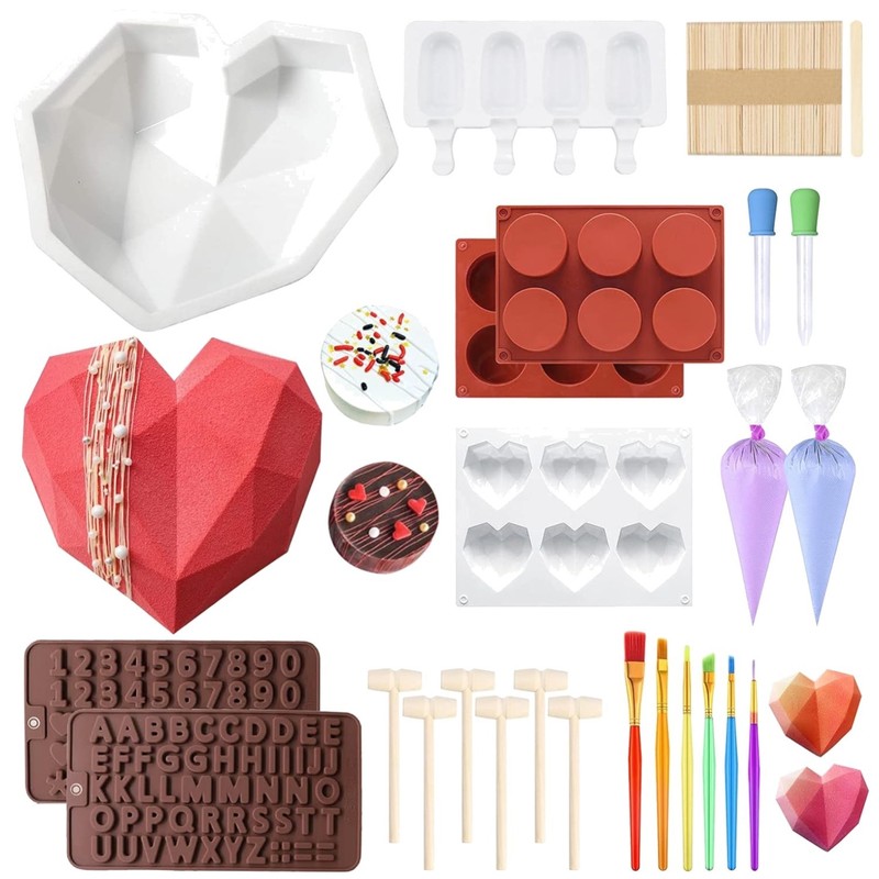 Professional Grade Heart Mold Collection