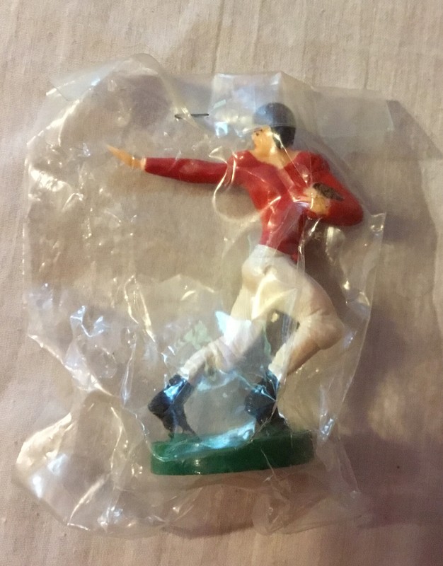 Vintage Cake Topper Football Player New in Package