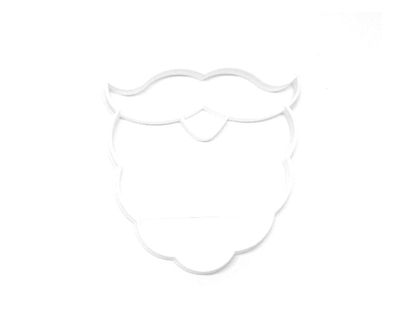 SANTA CLAUS, ST NICK BEARD CHRISTMAS COSTUME PIECE COOKIE CUTTER USA PR3247
