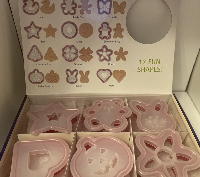 Baker's Cookie Cutter and Stencil Set Silicone Grip 24 pcs gallery