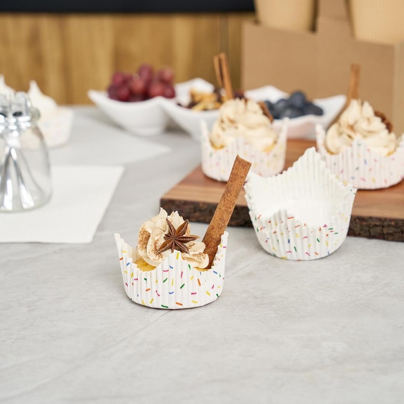 Baking Cups 200 Pack of 4 oz Greaseproof Cupcake Liners Disposable Oven gallery