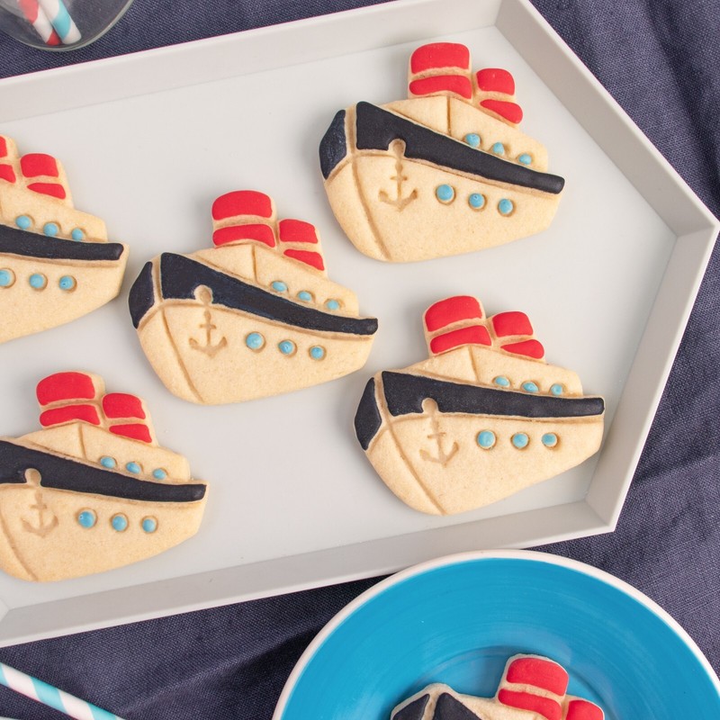 Ferry Cookie Cutter - nautical anchor bon voyage sailor cruise captain ocean gallery