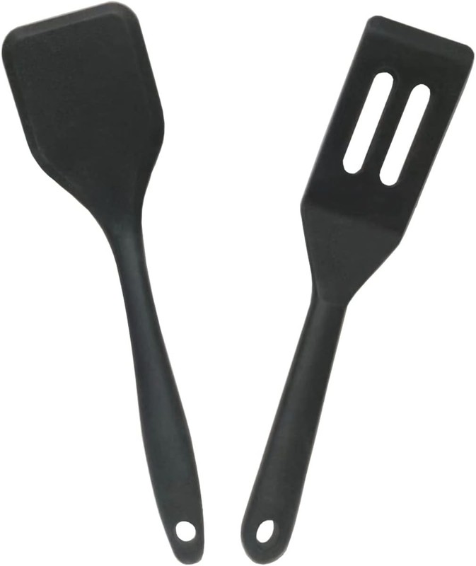 Mini Small Spatula, 2 Pieces Flexible Nonsti Brownie Silicone Tiny Spatula