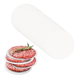 100 Pcs Burr Patty Paper Hburr Parchment Papers 4 Inch Non-Sti gallery
