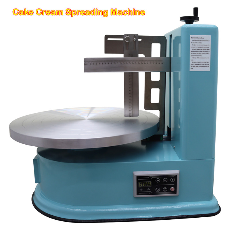 4-16 Inch Cake Cream Spreading Machine Coating Smearing Turntable 110V – Green
