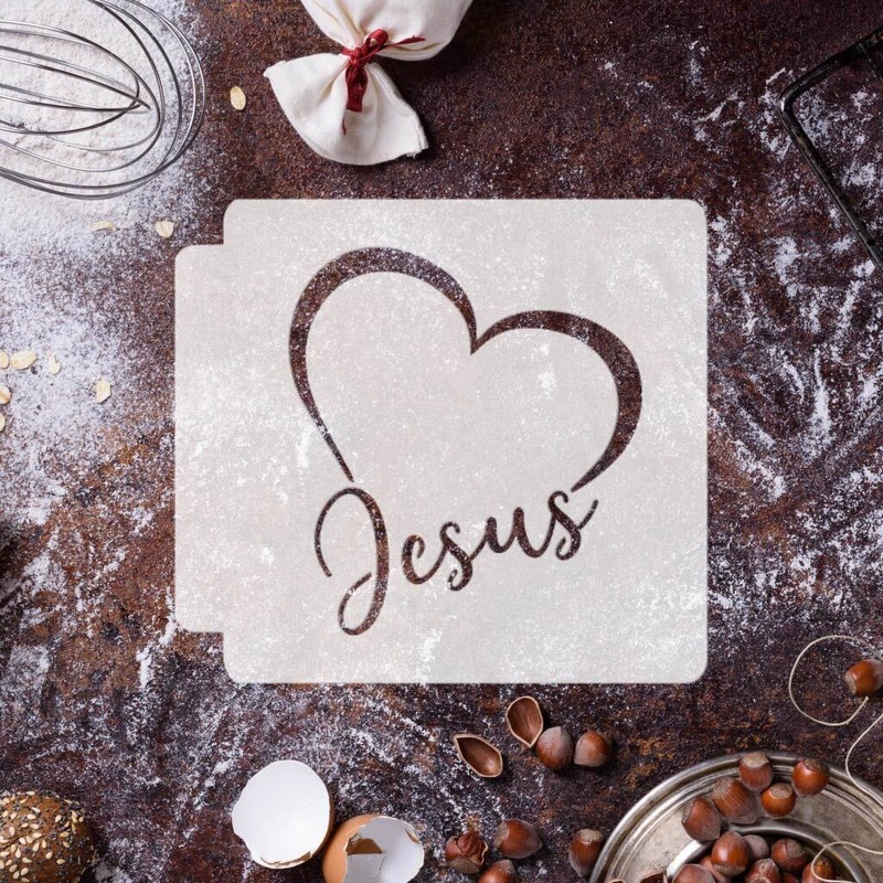 Jesus Heart 783-F558 Stencil