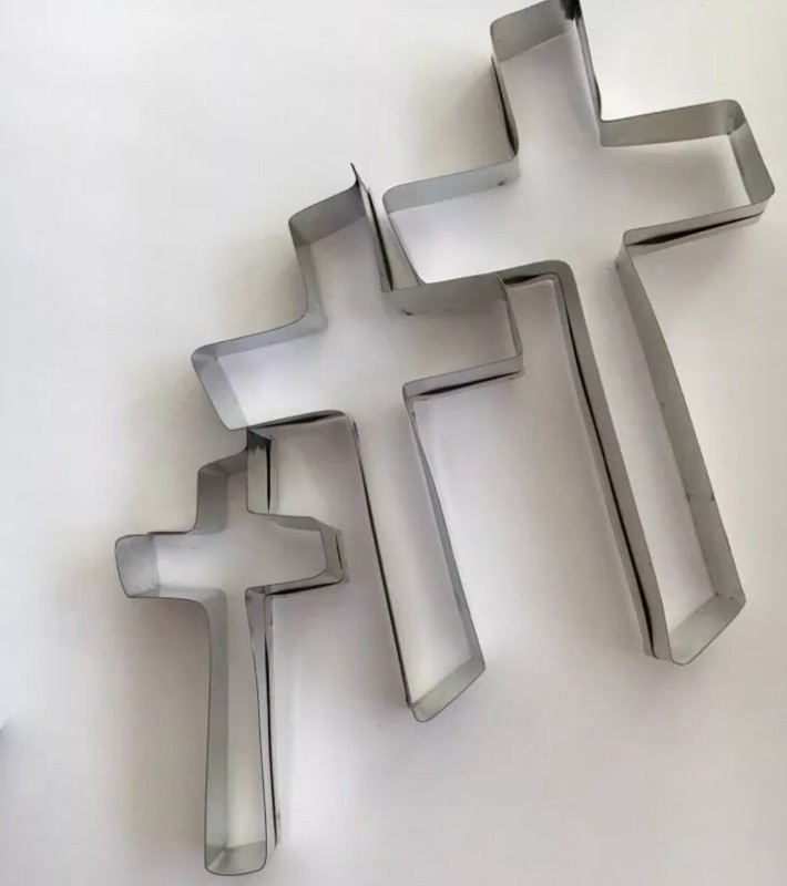 3pcs Cross Shape Cookie Cutter Set Mold Sugarcraft Fondant Mold New gallery