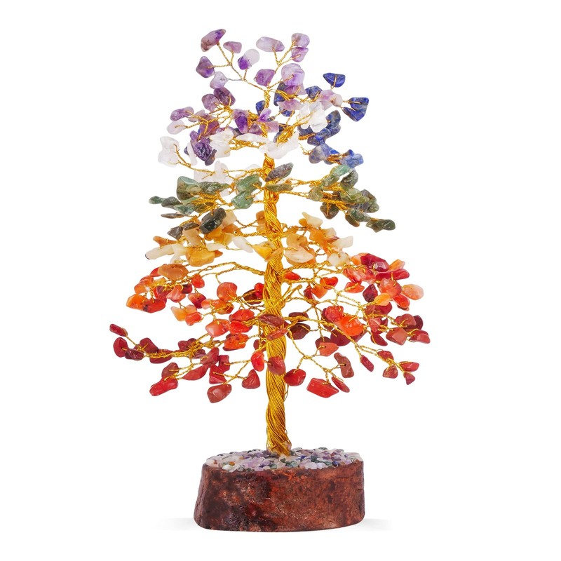 Yathabi Seven Chakra Tree - Crystal Tree For Positive Energy - Tree Of Life - gallery