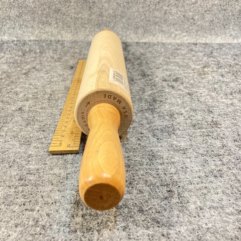 J. K. Adams Maple Wood Rolling Pin 12' x 2-3/8" GRP-4 USA gallery