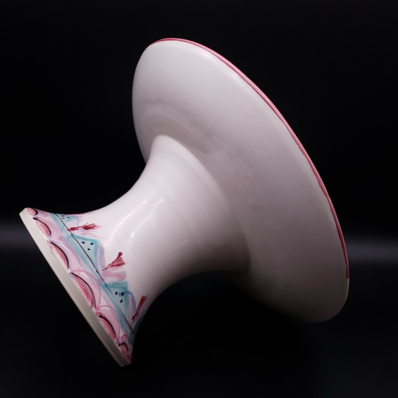 Vintage Large Ceramic Hand Painted Cake Cupcake Stand gallery
