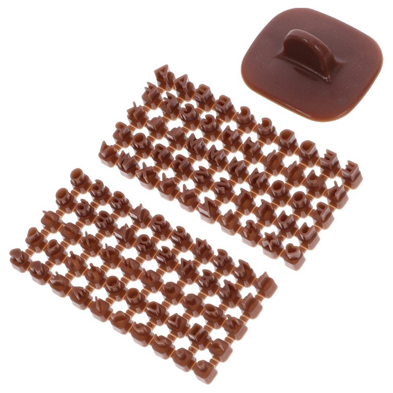 3 Pcs Mini Letter Stamps Alphabet Seal Mold Clay for Pottery Crafting