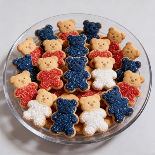 Edible Sanding Sugar Crystals for Baking 120g/4.23oz Patriotic RoyalBlue gallery