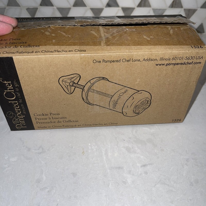 THE PAMPERED CHEF COOKIE PRESS~NEW Open BOX ~ #1526