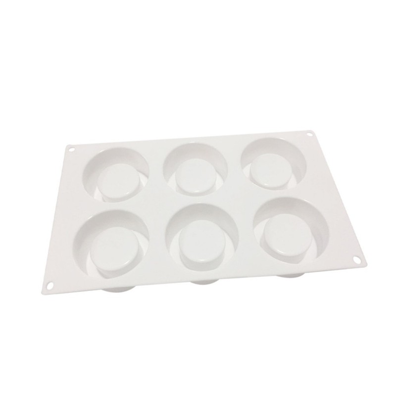 6 Cavity Mousse Cake Dessert Bake Mold DIY Biscuits Silicone Baking Tools gallery