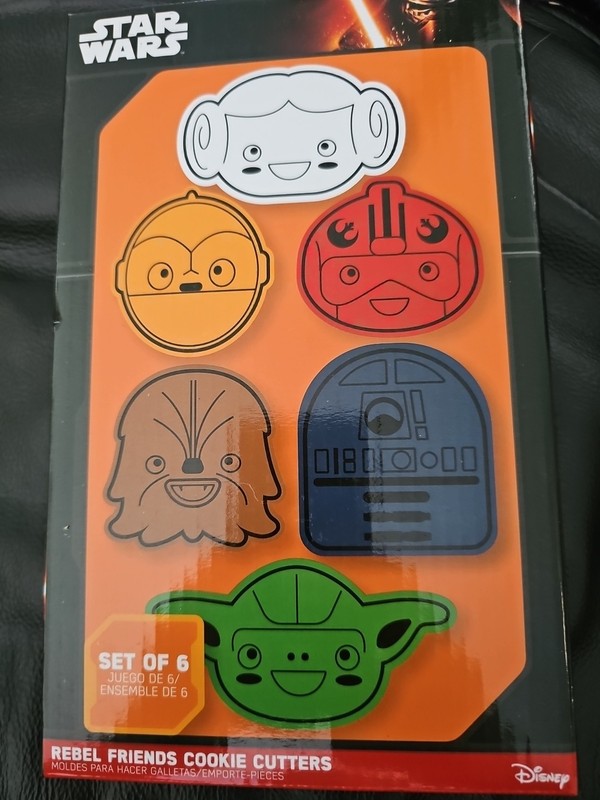 Star Wars Rebel Friends Cookie Cutter Set Of 6 In Box Disney