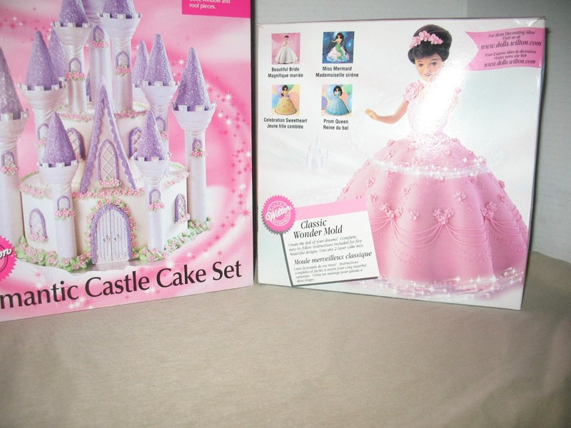 Wilton Romantic Castle Cake Set and Classic Wonder Mold Doll-You Get Both gallery