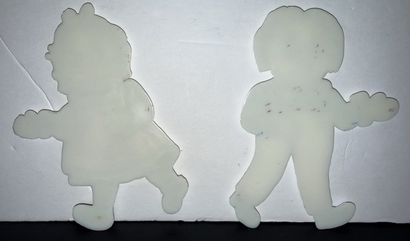 Raggedy Ann & Andy vintage Cake Toppers plastic set of 2 1970's rag dolls gallery