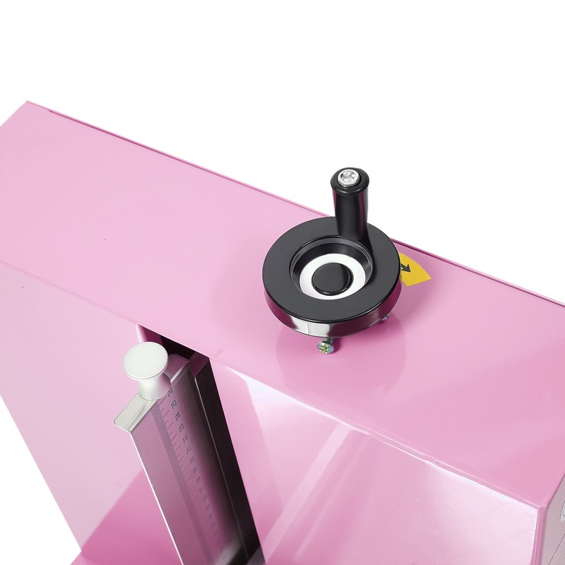 Pink Tabletop Cake Decorating Machine LCD Display Adjustable Knife 4–12in gallery