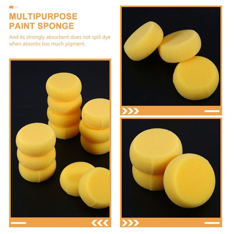 8pcs Pottery Clay Sponge Sponge Art Safe Supple Paint Sponges for School Gift gallery