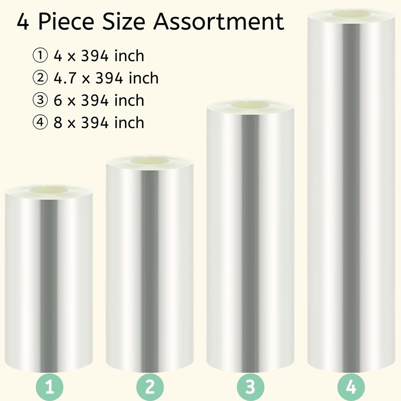 Clear Cake Collars Acetate Roll Fits 4/4.7/6/8x394 Inch Transparent Wraping gallery