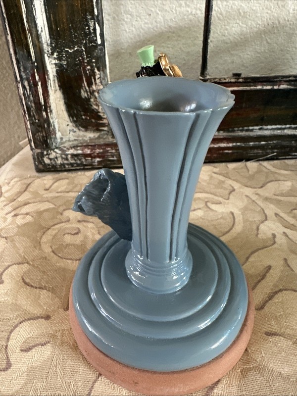 Fiesta Dancing Lady Cookie Press PERIWINKLE Blue Fiestaware W/ Tag New gallery