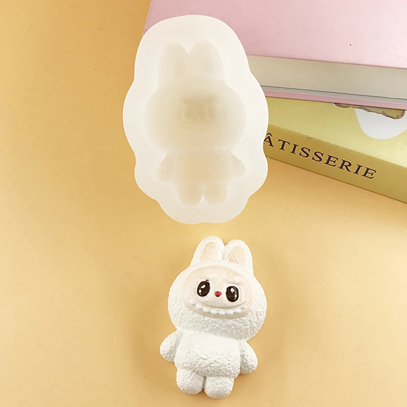 Labubu Cake Silicone Mold Chocolate Candy Ice Cream Mould DIY Baking Tool gallery