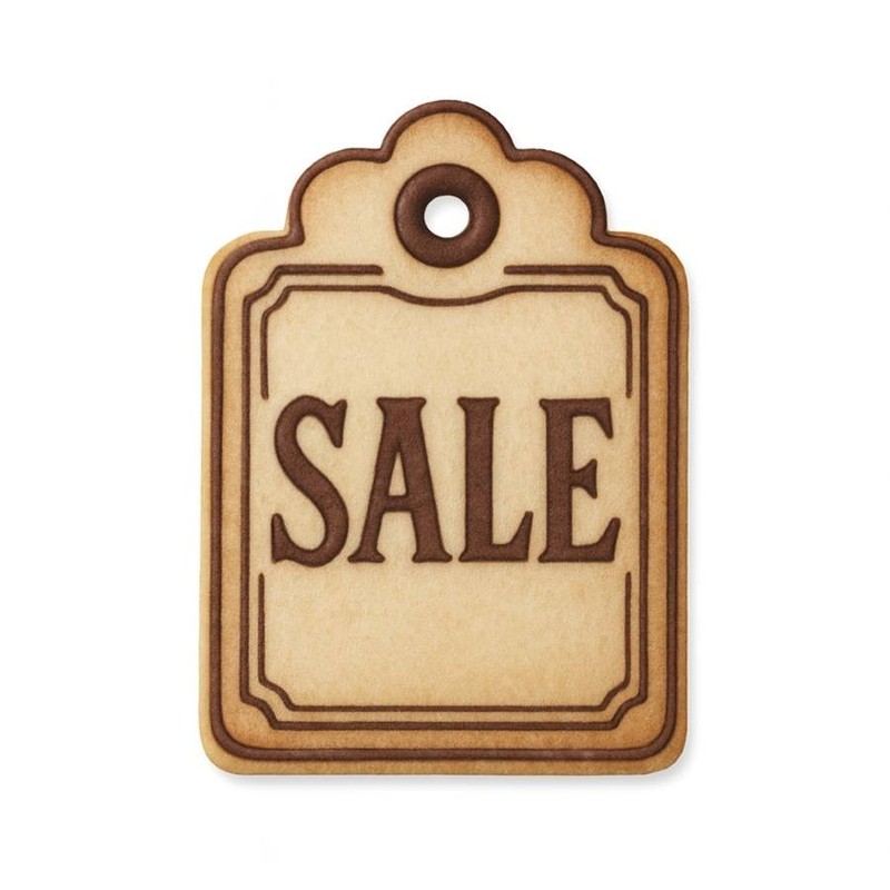 3'' Gift Tag or Tea Bag Cookie Cutter Metal gallery