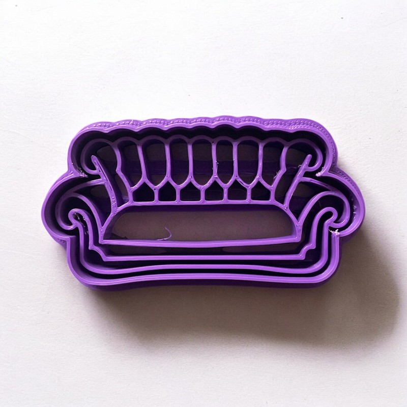 3D Printed Friends Tv Show 5 Cookie Cutter 5-Piece Set | Baking Mold Gift gallery