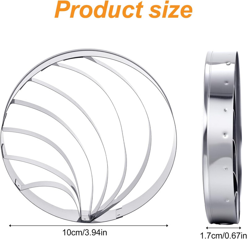 Concha Cutter Mexican Bread Mold 3.94 Inch Stainless Steel Breakfast Concha Stam gallery