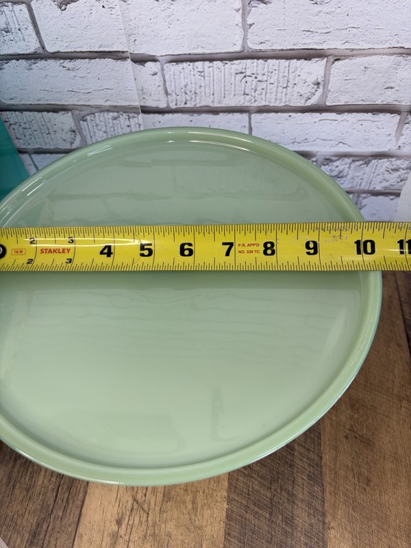 The Pioneer Woman Timeless Beauty Jade Green 10" Cake Stand with Glass Cover New gallery