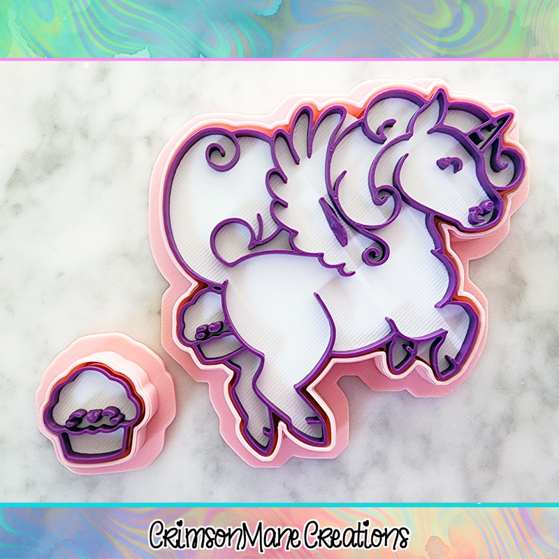 Unicorn Poop Cupcake Cookie Cutter Set, Fun Cute Baking Supplies, Fondant Tool gallery